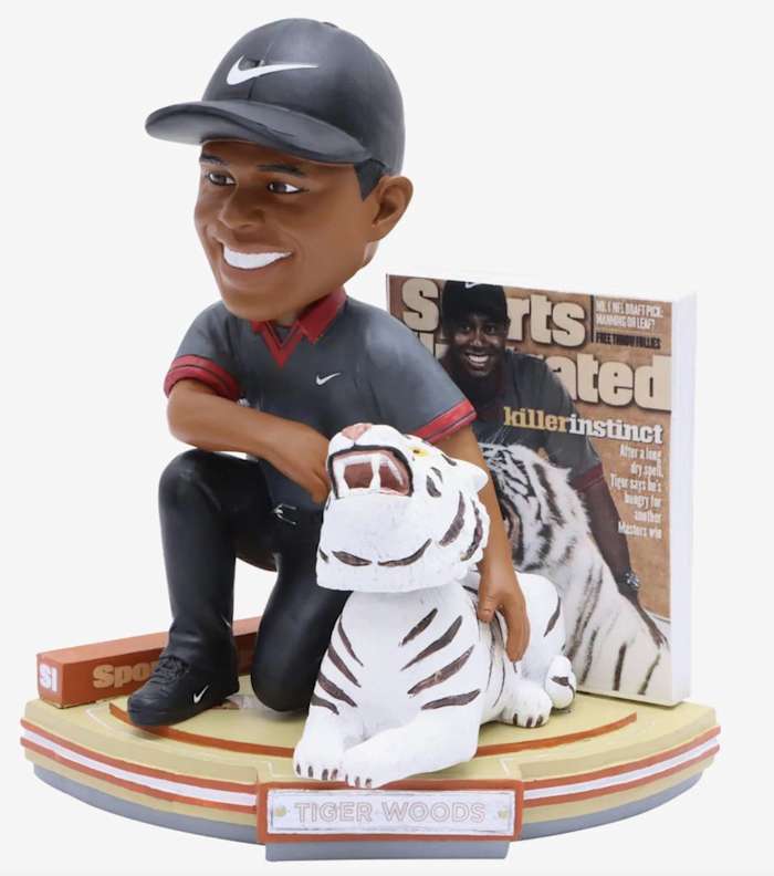 Tiger Woods Sports Illustrated Cover Bobblehead - $80